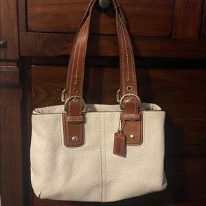 Coach Soho Alex Pebbled Leather Tote Satchel A0869-11844 Preppy Y2K Cottage‎